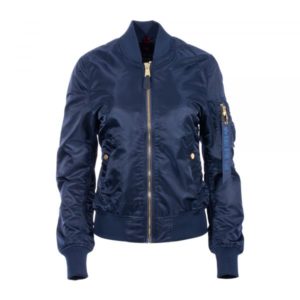 Alpha Industries Jacke MA1 VF LW rep. blue gold Frauen