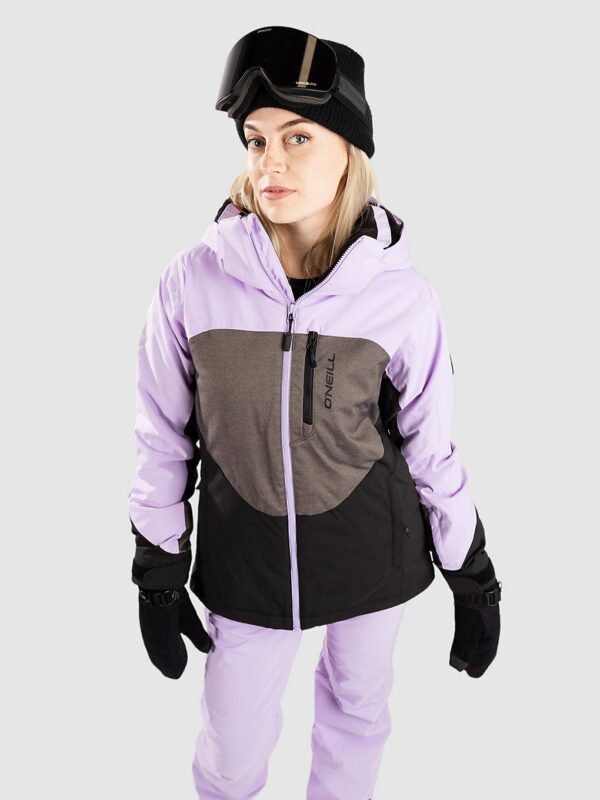 O'Neill Carbonite Jacke purple rose colour block