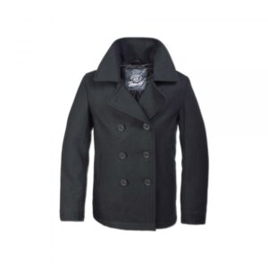 Brandit Jacke Pea Coat schwarz