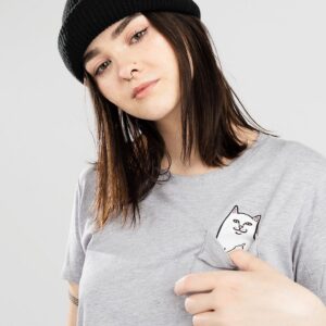 RIPNDIP Lord Nermal Pocket T-Shirt grey