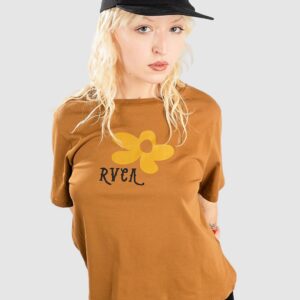 RVCA Daisy T-Shirt workwear brown