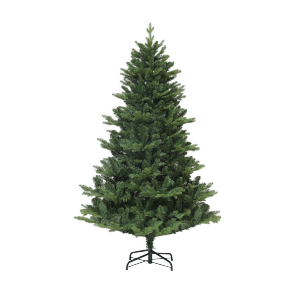 HOMCOM Künstlicher Weihnachtsbaum, 180 cm Christbaum mit 818 Spitzen, Schnellaufbau Klappsystem, Stahlständer, für Weihnachten Deko, Indoor, Grün Aosom