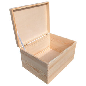 Holzbox mit Deckel Aufbewahrungsbox Holzkiste Geschenkbox Dekobox Erinnerungskiste Größen M-XL