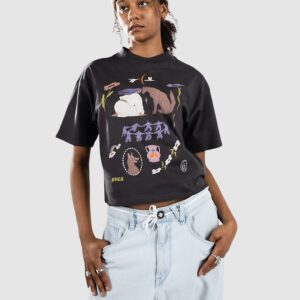 RVCA Gabrielle Monceaux Kinney T-Shirt washed black