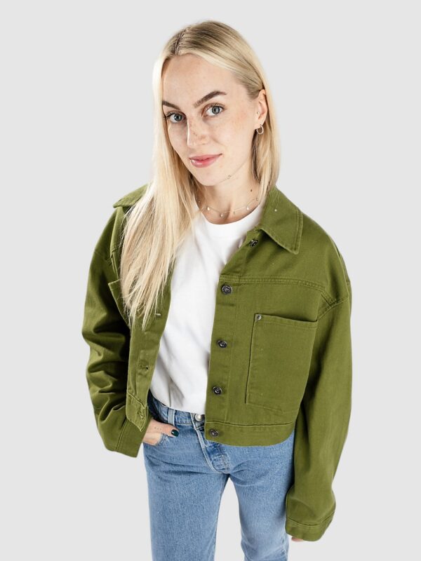 Vans Raynes Crop Trucker Jacke pesto