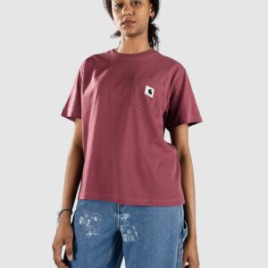 Carhartt WIP Pocket T-Shirt dusty fuchsia