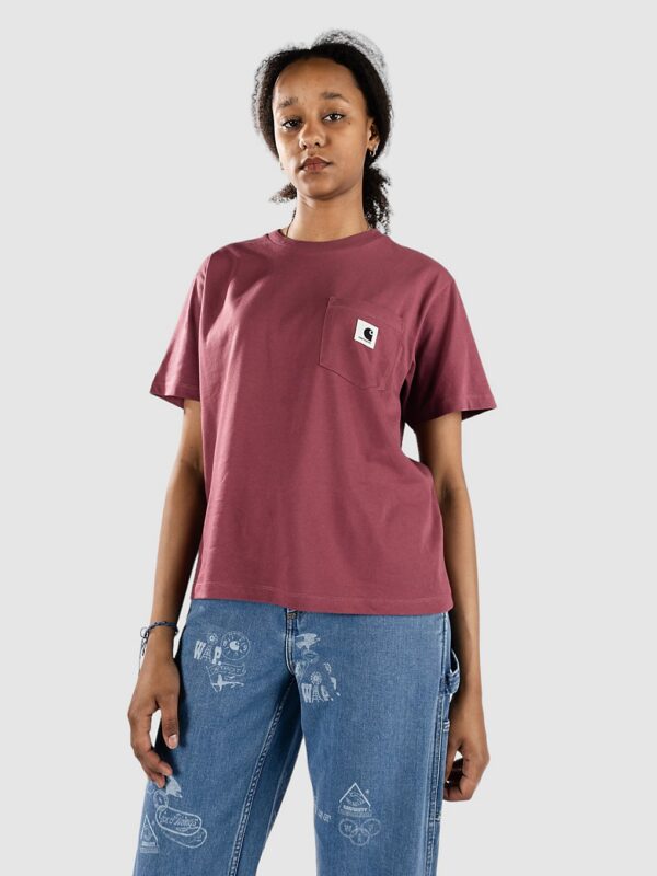 Carhartt WIP Pocket T-Shirt dusty fuchsia