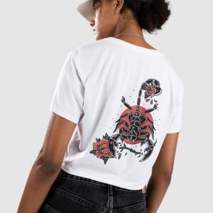 Empyre Scorpio Cropped T-Shirt white