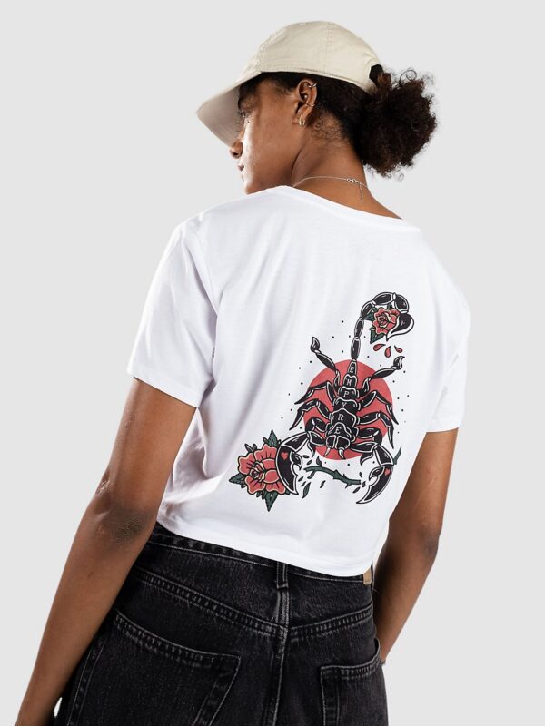 Empyre Scorpio Cropped T-Shirt white