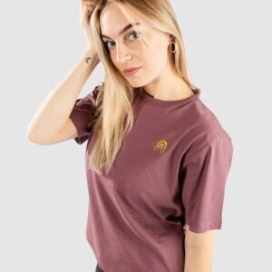 Iriedaily Skate Heart T-Shirt plum