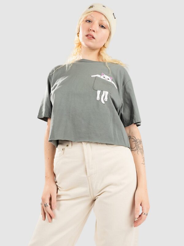 RIPNDIP Broke The Pocket T-Shirt charcoal