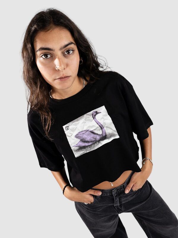 Vans Swan Ss Relax Crop T-Shirt black