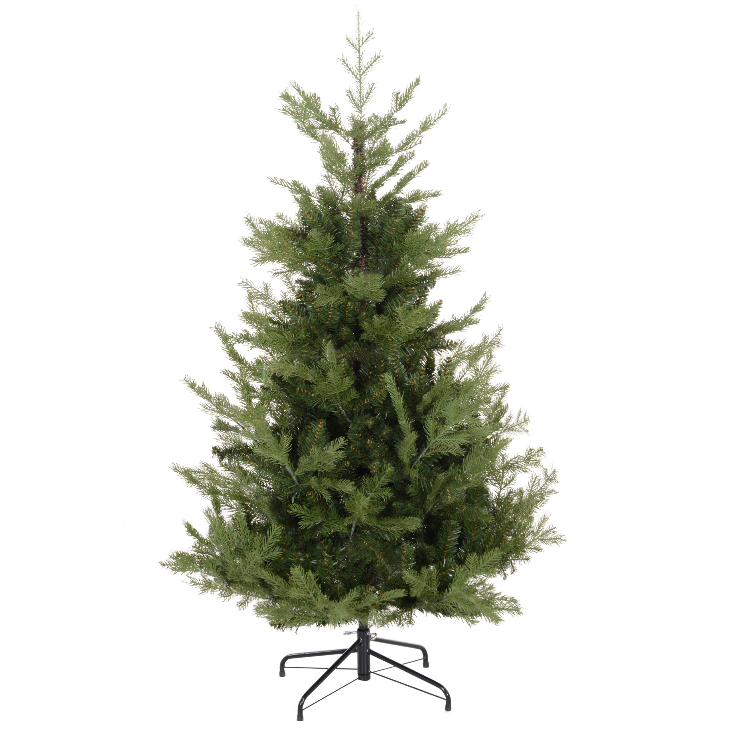 HOMCOM 180 cm Weihnachtsbaum Künstlich Naturgetreu Dichte Zweige Christbaum mit 1942 Astspitzen realistisches Aussehen für Weihnachtsfest Grün Aosom