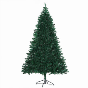 HOMCOM Weihnachtsbaum Tannenbaum 180 cm mit 1000 Ästen aus PVC, Fichte Grün ⌀102 cm, ideal für festliche Dekoration Aosom.de