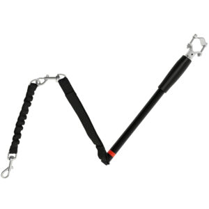 PawHut Fahrradleine für Hunde Fahrrad Hundeleine Einfache Installation und Demontage Hundeleine für Fahrrad, Radfahren, Training, Joggen, Schwarz Aosom