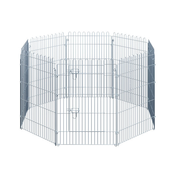 PawHut Freilaufgehege für Welpen 8-teiliges Laufstall Set 63x91 cm sicher stabil für Hunde & Haustiere Aosom.de
