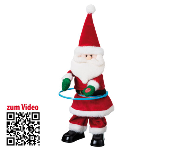 Happy People Tanzende Singende Weihnachts-Figur Laufende Musik Weihnachtslieder