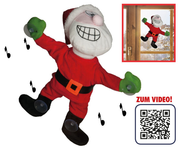 Happy People Tanzende Singende Weihnachts-Figur Laufende Musik Weihnachtslieder