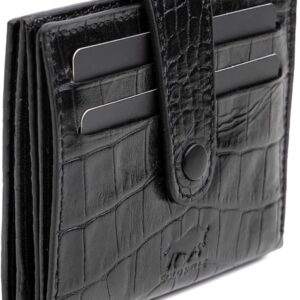 Solo Pelle Slim Wallet aus echtem Leder Platz für über 20 Karten Slimwallet Kartenetui Geldbörse für Männer und Damen