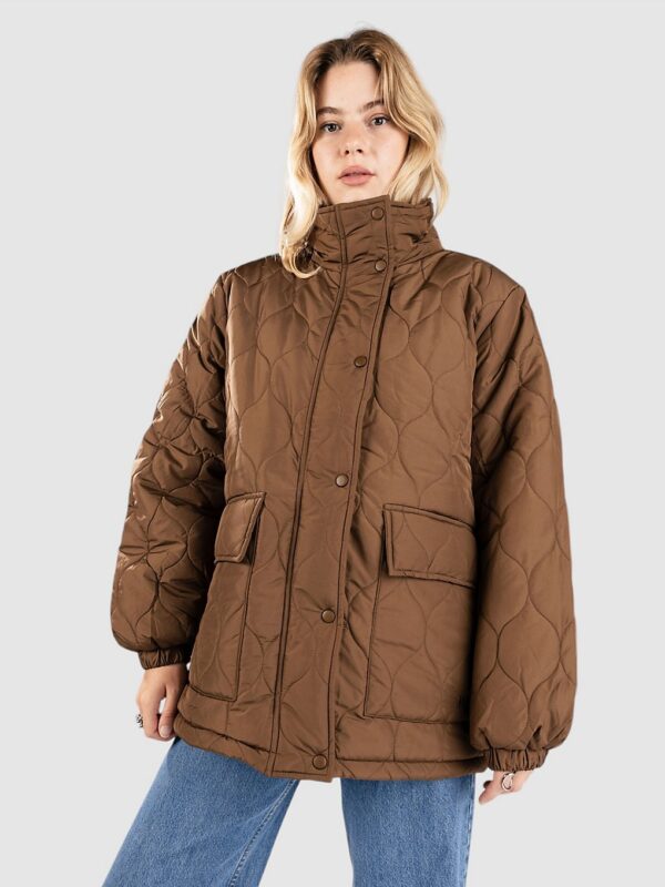 Misfit Shapes Duplis Puffa Jacke chocolate