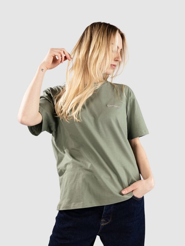 Carhartt WIP Script Embroidery T-Shirt hortensia