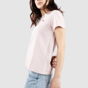 Levi's Perfect T-Shirt tea stripe keepsake lilac