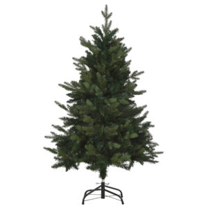 HOMCOM Weihnachtsbaum 1,2 m Christbaum Kunsttanne mit 657 Zweigen und Metallfuß PVC Grün Ø85 x 120H cm für festliche Dekoration Aosom.de
