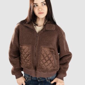 Ninth Hall Amory Bomber Jacke brown