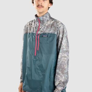 Patagonia Houdini Stash 1/2 Zip Jacke wtlnd blue w rck wsh tml