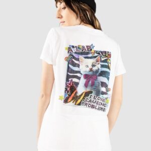 A.LAB Problematic Cutie T-Shirt blanc white