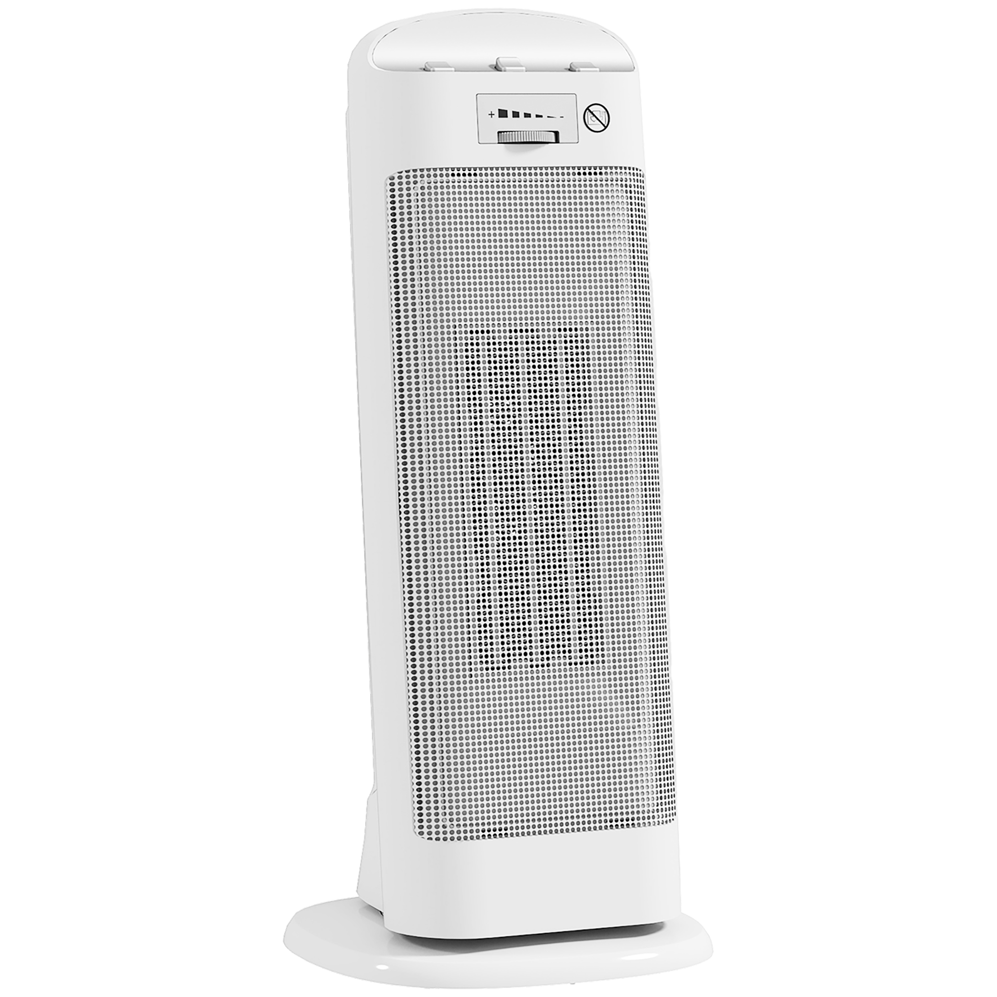 HOMCOM Keramik-Heizlüfter 2000 W - 4 Modi, Einstellbare Temperatur, 55° Oszillation, Überhitzungs- & Umkipp-Schutz, für Zuhause & Büro, Weiß Aosom