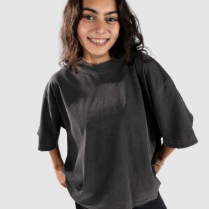 Shaka Wear 7.5Oz Max Heavyweight Garment Dye Shouldd T-Shirt shadow grey