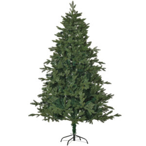 HOMCOM künstlicher Weihnachtsbaum 1,8 m Tannenbaum PVC PE mit Metallständer, grüner Christbaum Ø90 cm für festliche Dekoration Aosom.de