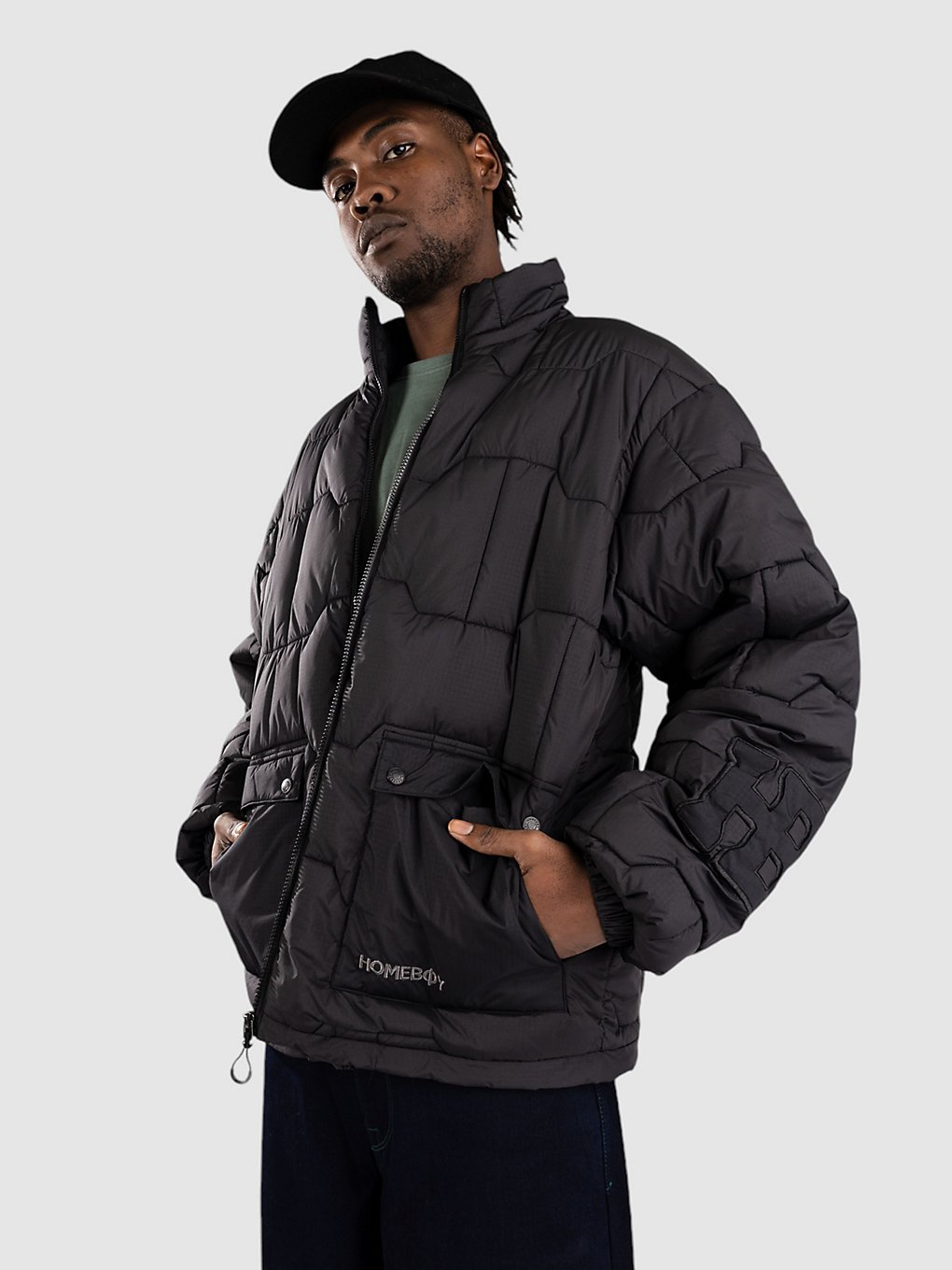 Homeboy Paver Puffy Jacke black