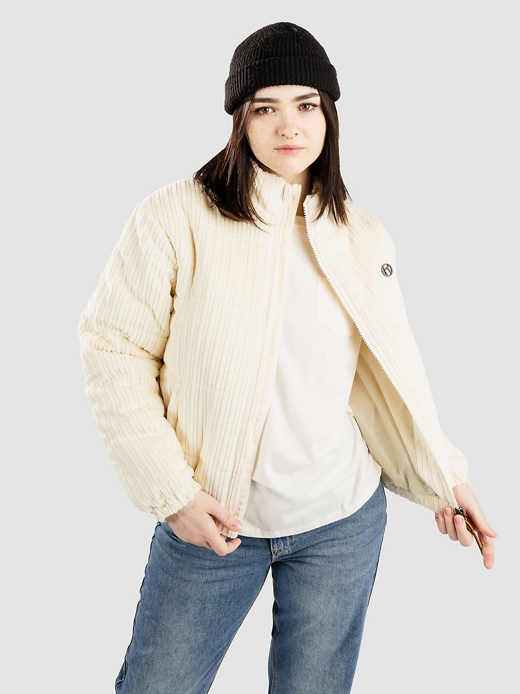 Kazane Emile Jacke white asparagus