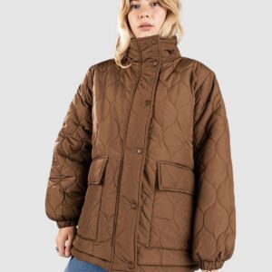 Misfit Shapes Duplis Puffa Jacke chocolate