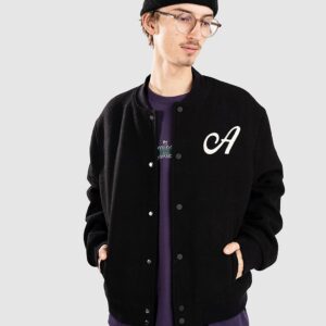 Anerkjendt Akbertie Wool Bomber - Grs Jacke caviar