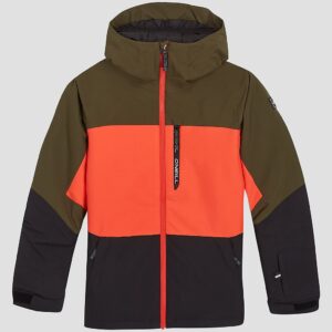 O'Neill Carbonite Snow Kids Jacke forest night colour block