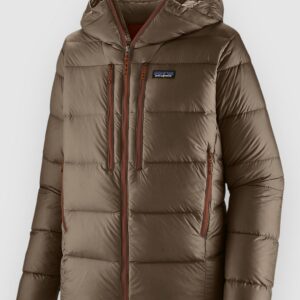 Patagonia Fitz Roy Down Hoody Jacke marlow brown