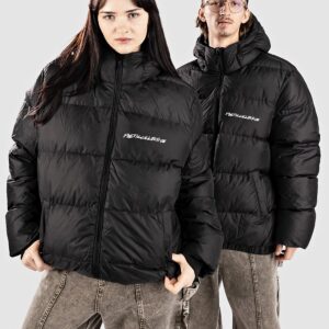 Poetic Collective Hooded Puffer Jacke black