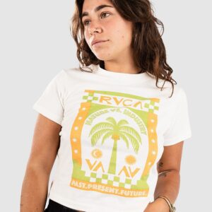 RVCA Palmy Daze T-Shirt antique white