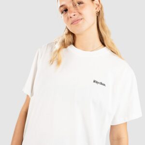 Rhythm Logo Boyfriend T-Shirt white