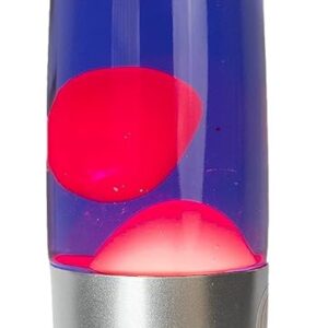 2er Set Fisura GIFTMARKET - Lavalampe. Nachttischlampe mit 2 enthaltenen Glühbirnen. Lustiges Geschenk für Jugendliche. Retro-Lampe, 34 x 8,5 cm