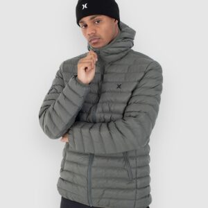 Hurley Campbell Puffer Jacke cargo