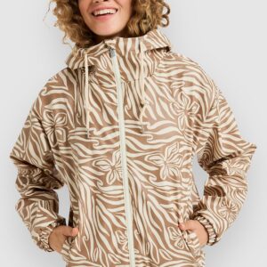 Roxy Wait For Me Printed Jacke parchment animal flrl big