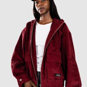 Blue Tomato Hooded Cord Bomber Jacke cherry lacquer