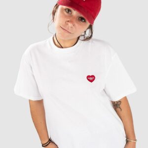 Carhartt WIP Heart Patch T-Shirt red