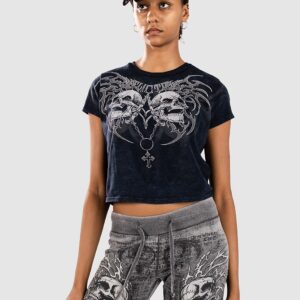 Affliction Shred Fest T-Shirt black lava wash