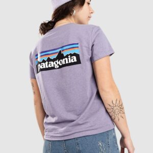 Patagonia P-6 Logo Responsibili T-Shirt concrete purple