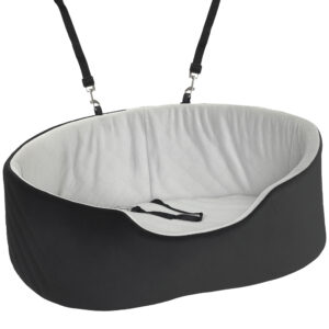 PawHut Autositz für kleine und mittelgroße Hunde, Autositz für Haustiere bis 15 kg mit abnehmbarem und waschbarem Bezug, Reisebett mit Sicherheitsgurt und rutschfester Basis Aosom